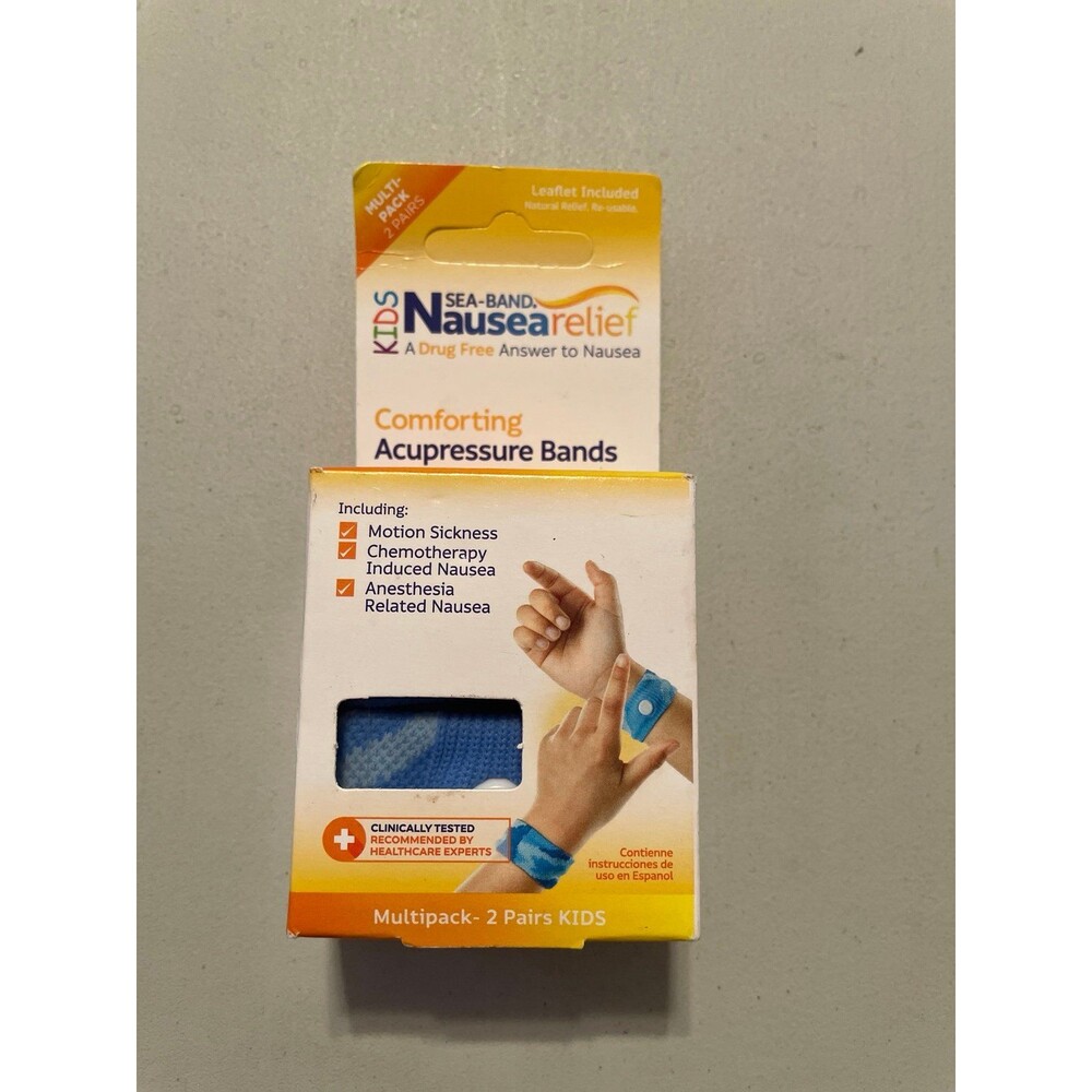 Sea-Band Anti-Nausea Acupressure Wristband for Motion & Morning Sickness, Child,